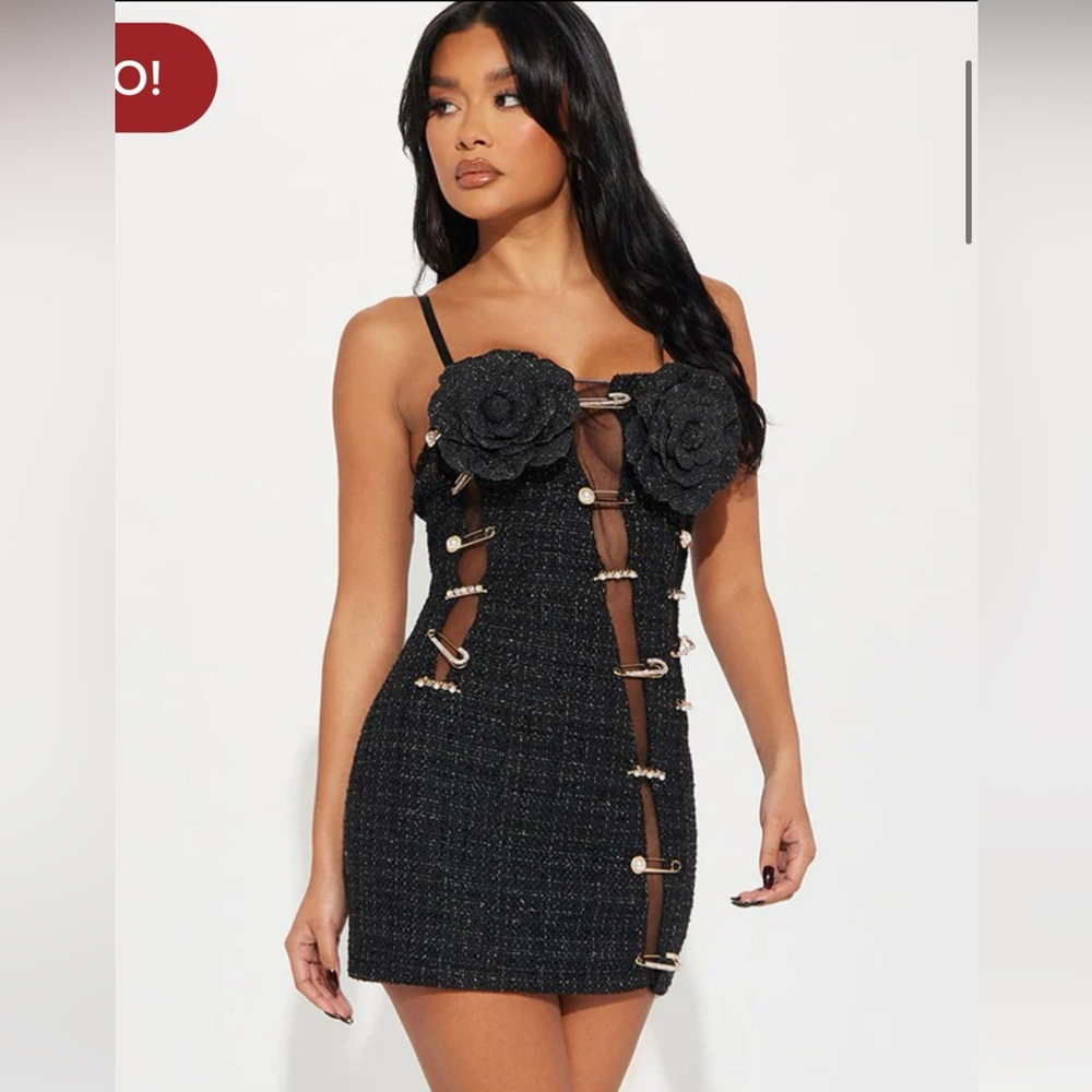 Fashion Nova Tweed Dress (With Tags)